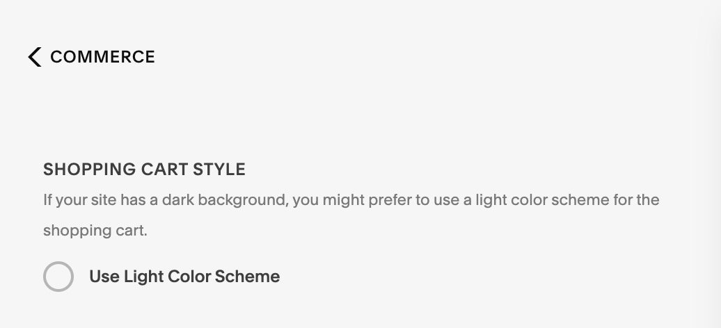Changing Squarespace 7.1 Cart Page Colour Theme (2022)