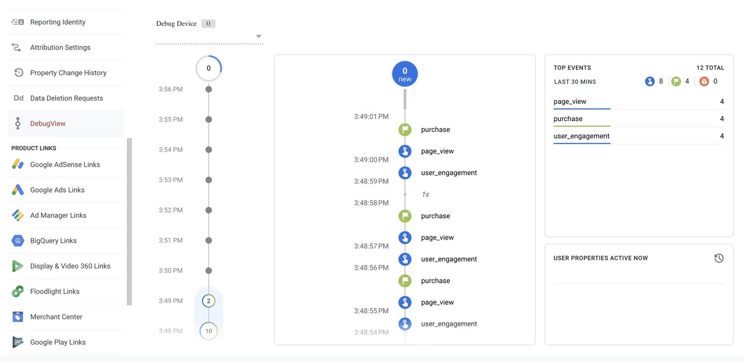 Circle.so conversion tracking test in Google Tag Assistant