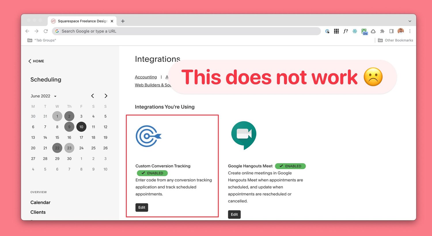 How to track Acuity Scheduling conversion in Google Ads