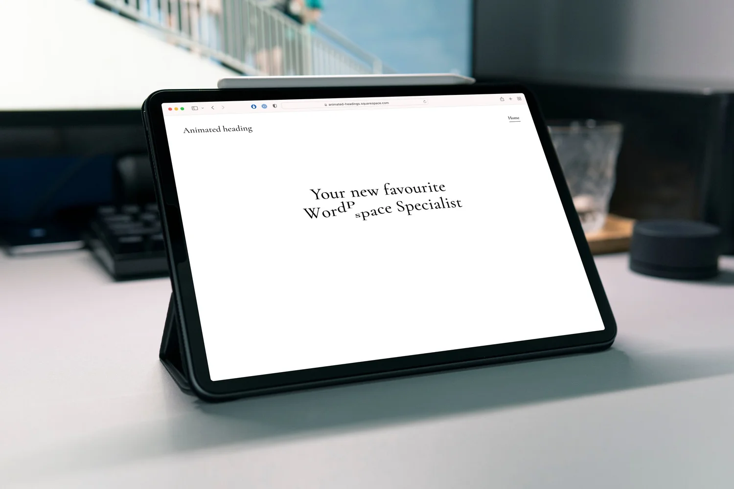 Squarespace Text Animations