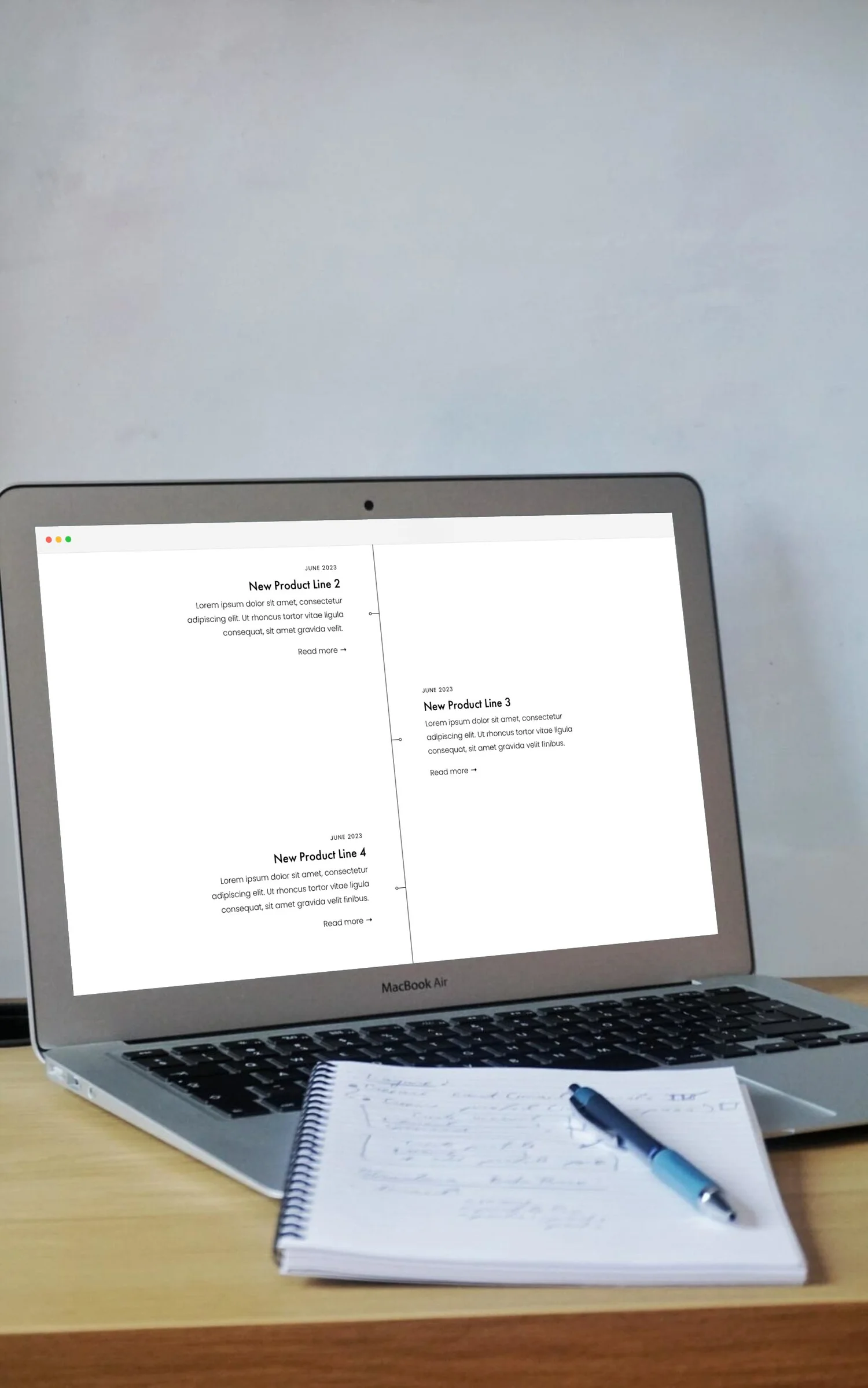 Animated Vertical Timeline