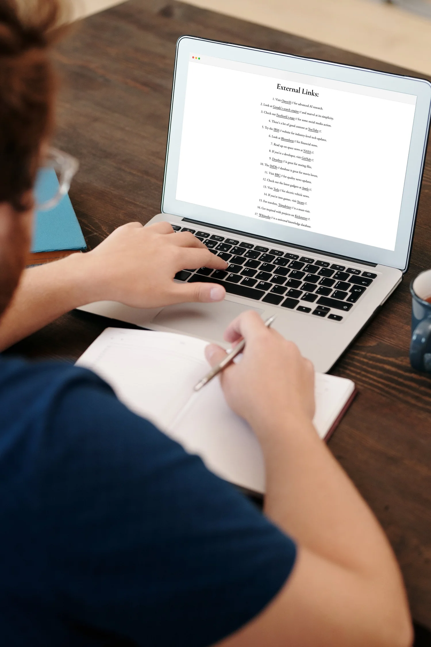 External Links in New Tabs